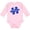 AD-Pink, variant on Autism Awareness Be Kind Dark Blue Puzzle Piece Boys or Girls Long Sleeve Baby Bodysuit