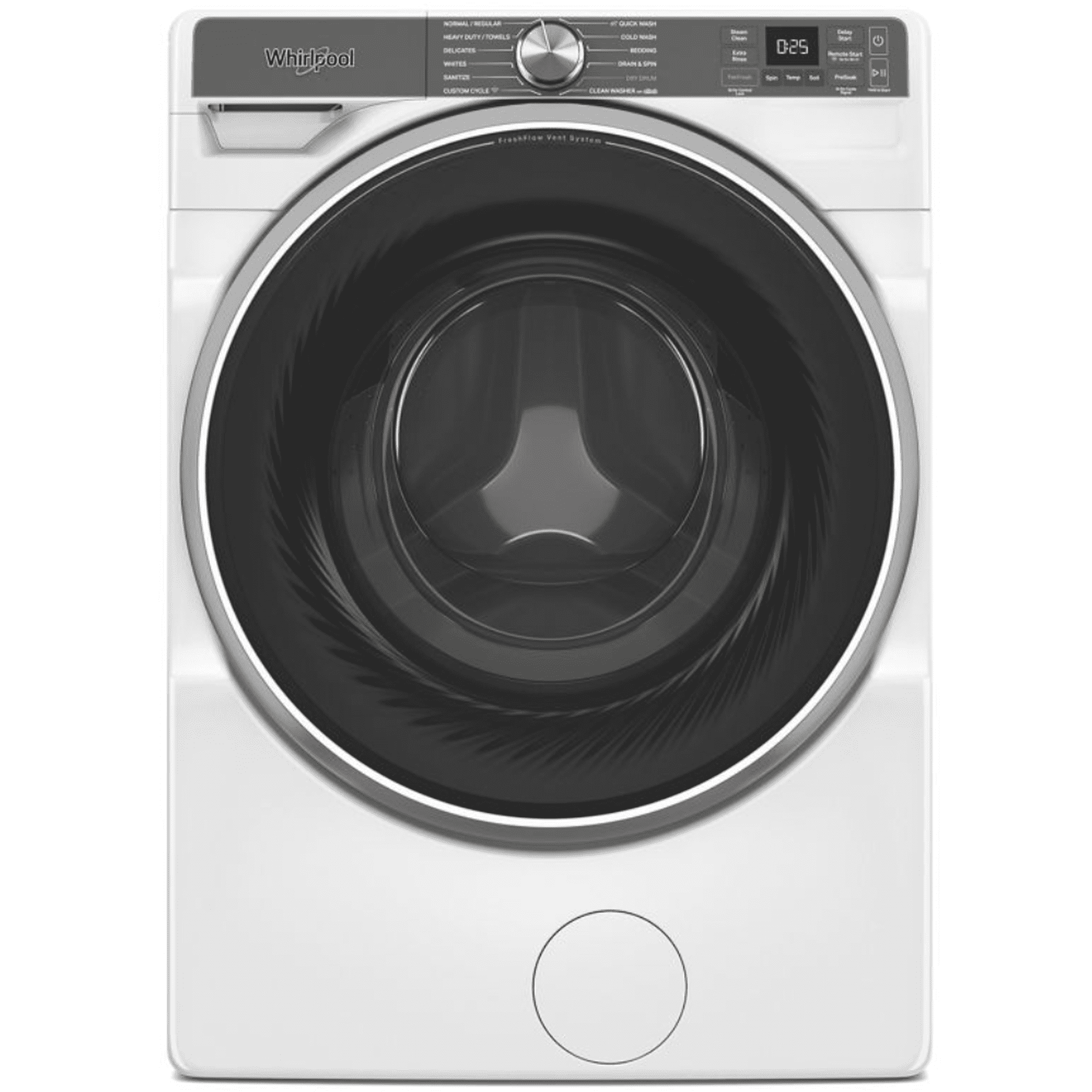 Whirlpool WFW6720RW 5.0 cu. ft. Smart Front Load Washer in White