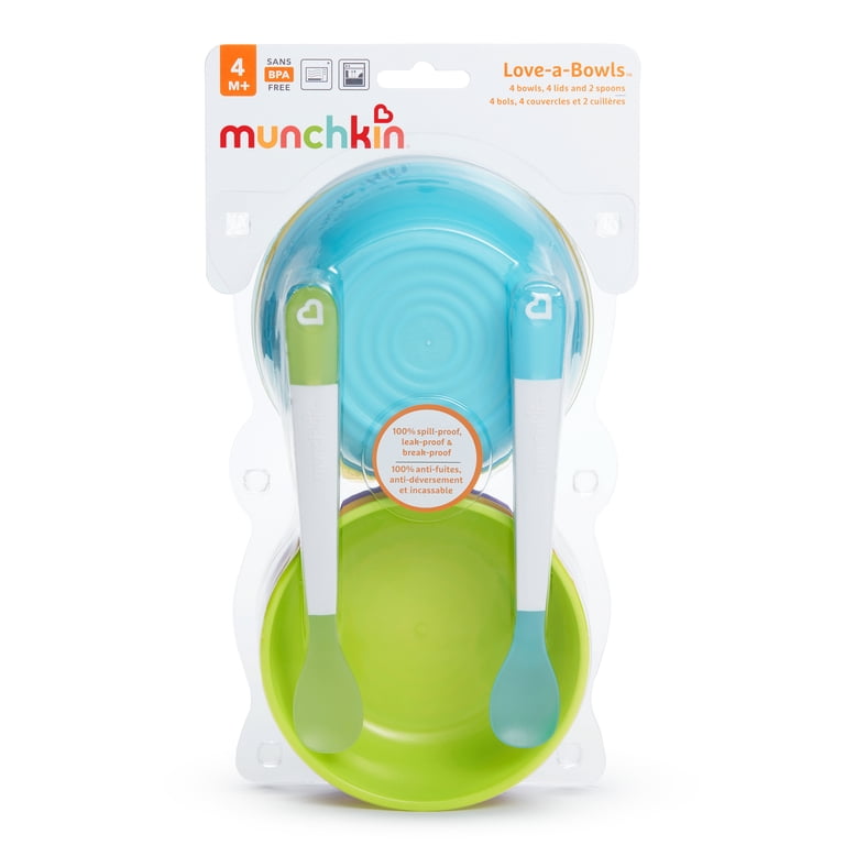 Munchkin Love-a-Bowls Baby Feeding Set, 10-Piece photo 7