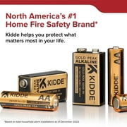 Kidde Smoke Detector Replacement Batteries, 9 Volt, 2 Count