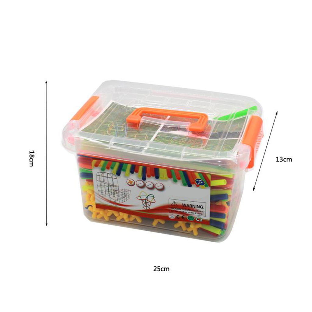 Details about   Kids Crazy Construction Fort Building Kit Straws 300 Pieces Indoor & Outdoor 