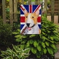 thumbnail image 2 of Carolines Treasures SS4938GF Bull Terrier With English Union Jack British Flag Flag Garden Size, 2 of 3