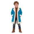 thumbnail image 3 of Toddler Kids Boys Lined Overcoat Long Sleeve Open Front Warm Cozy Windproof Elegant Outerwear 4-5 Years, 3 of 6
