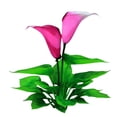 thumbnail image 5 of Artificial Lotus Flower Aquarium Plant Decoration – Realistic Plastic Water Plant Grass for Fish Tank, Vibrant Landscaping Ornament for Freshwater & Saltwater Aquariums, 5.9in, 5 of 6