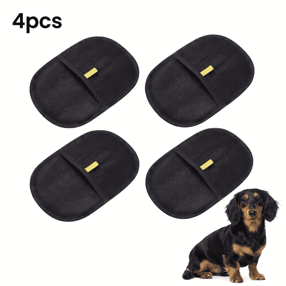 ROSEXIXI Pet Hair Removal Glove 4PCS Electrostatic Gloves Pet Hair Dog Brush And Cat Brush Shedding Removal Tool For Furniture Clothes And Animal Grooming Massage Supplies