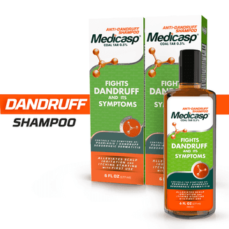 Zincon Medicated Dandruff Shampoo - 8 oz for Itching Relief and