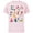 Soft Pink, variant on Disney Princess Magical Print - Short Sleeve Cotton T-Shirt for Adults - Customized-Black