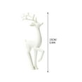 thumbnail image 2 of ZZkhGO European-style Deer Statue, Imitation Metal Entryway Decor, Weather-resistant Outdoor Sculpture for Garden Porch, 2 of 2