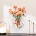 thumbnail image 2 of Heart Vase, Acrylic Flower Vase, Hangable Wall Vase, Clear Aesthetic Vase for Decor, Modern Decorative Vase for Wedding, Living Room, Bedroom, Table, Office, Housewarming Gift(Love-1), 2 of 7