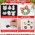 thumbnail image 3 of Kit de manualidades navideñas Lonfliness, 30 unidades, imanes DIY, 3 of 7