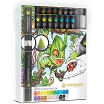 Chameleon Art Products 22-Pen Deluxe Set Markers, Assorted Colors, 22 Count