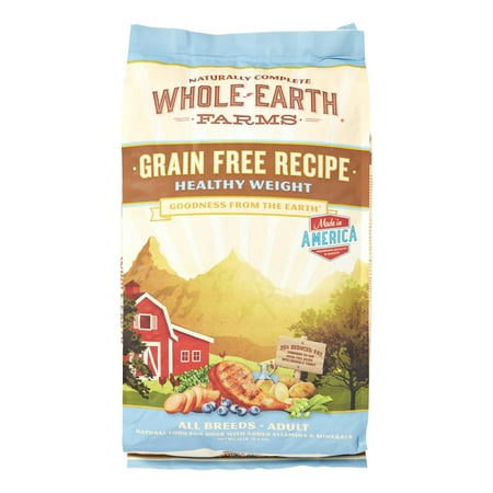 Whole Earth Farms Grain-Free Healthy Weight Recipe Dry Dog Food, 12