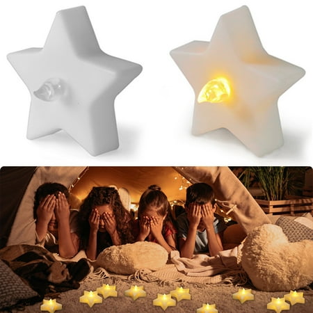 

Domestic Electric Appliance Creative Star Twinkling Small Night Light LED Star Candle Light Christmas Decoration Party Scene Decoration 12pcs