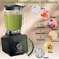 thumbnail image 3 of Licuadora Profesional Vratopbrand 38000 RPM con 10 Velocidades y Cuchillas de Acero Inoxidable - Tritura Hielo y Semillas, 3 of 12