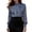 Grey, variant on Spring Womens Elegant Satin Blouse Long Sleeve Solid Color Casual Work Shirt Soft Feel Bow Tie Neck Black L