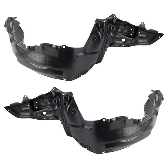 TRQ Inner Fender Liner Set Fits Select 2000-2001 Nissan Maxima NI1250111 NI1251111