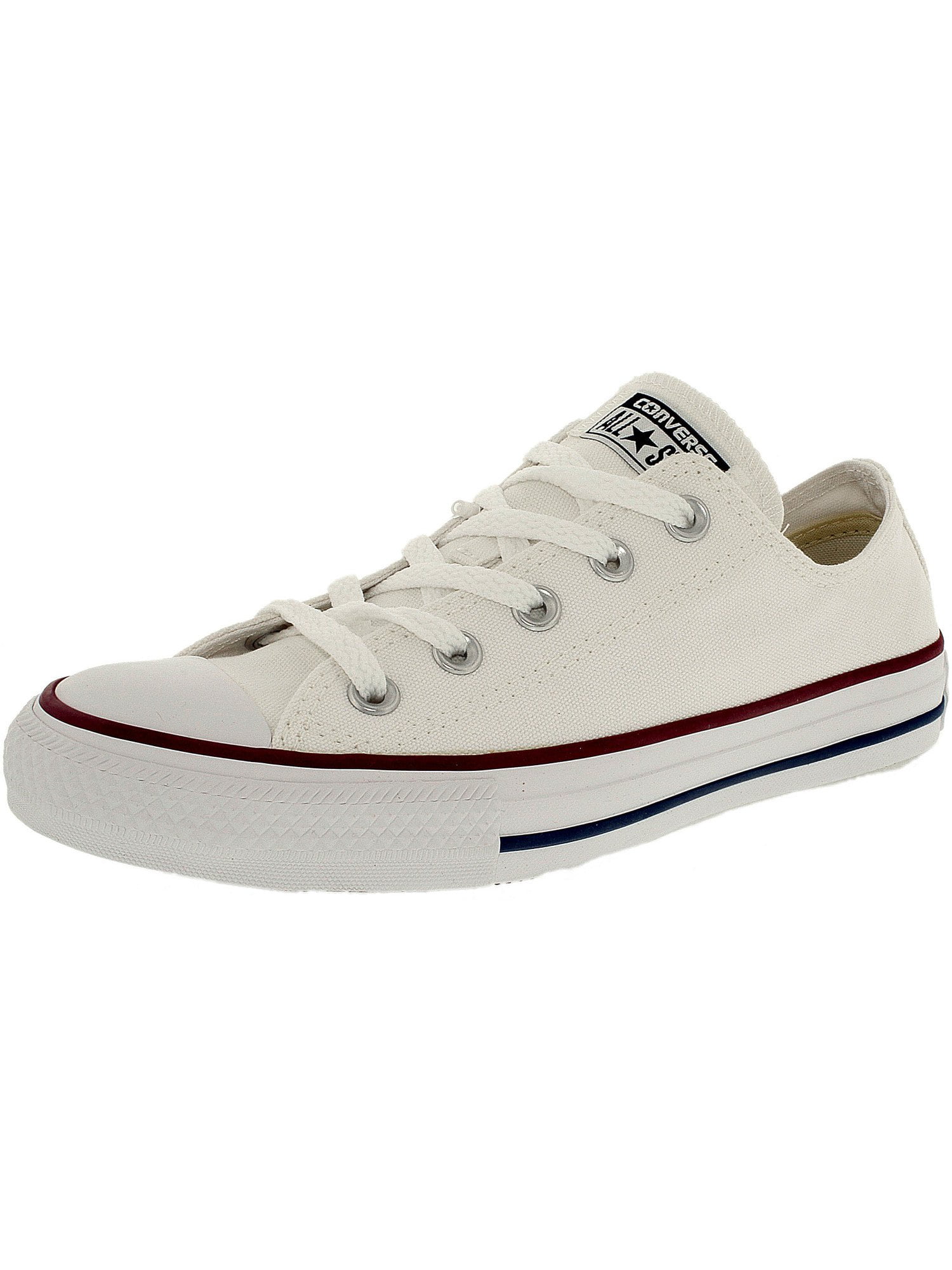 white fabric converse
