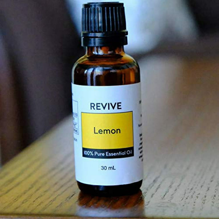 Lemon Essential Oil Therapeutic Grade Aromatherapy for Diffuser - 100% Pure Cold Pressed Undiluted Oil for Stress - Lemon Oil for Skin + Hair