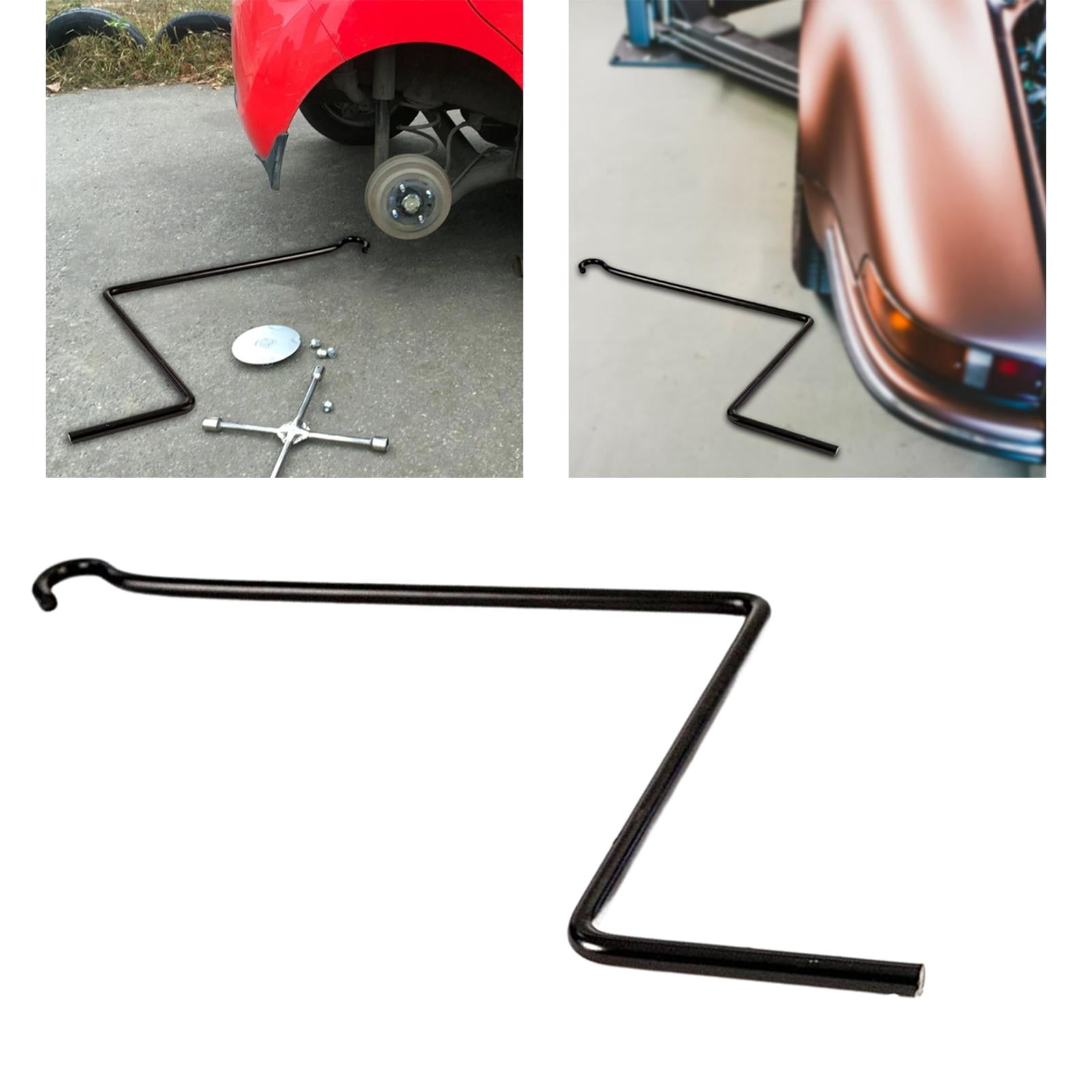 Clé à Manivelle Pour Cric Ciseau De Voiture - Longueur 47 Cm - Poignée Robuste En Métal - Outil De Dépannage Portable