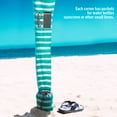 thumbnail image 6 of Qipi Beach Cabana - Easy to Set up Canopy, Waterproof, Portable 6' x 6' Beach Shelter, Included Side Wall, Shade with UPF 50+ UV Protection, Ultimate Sun Umbrella, 6 of 7