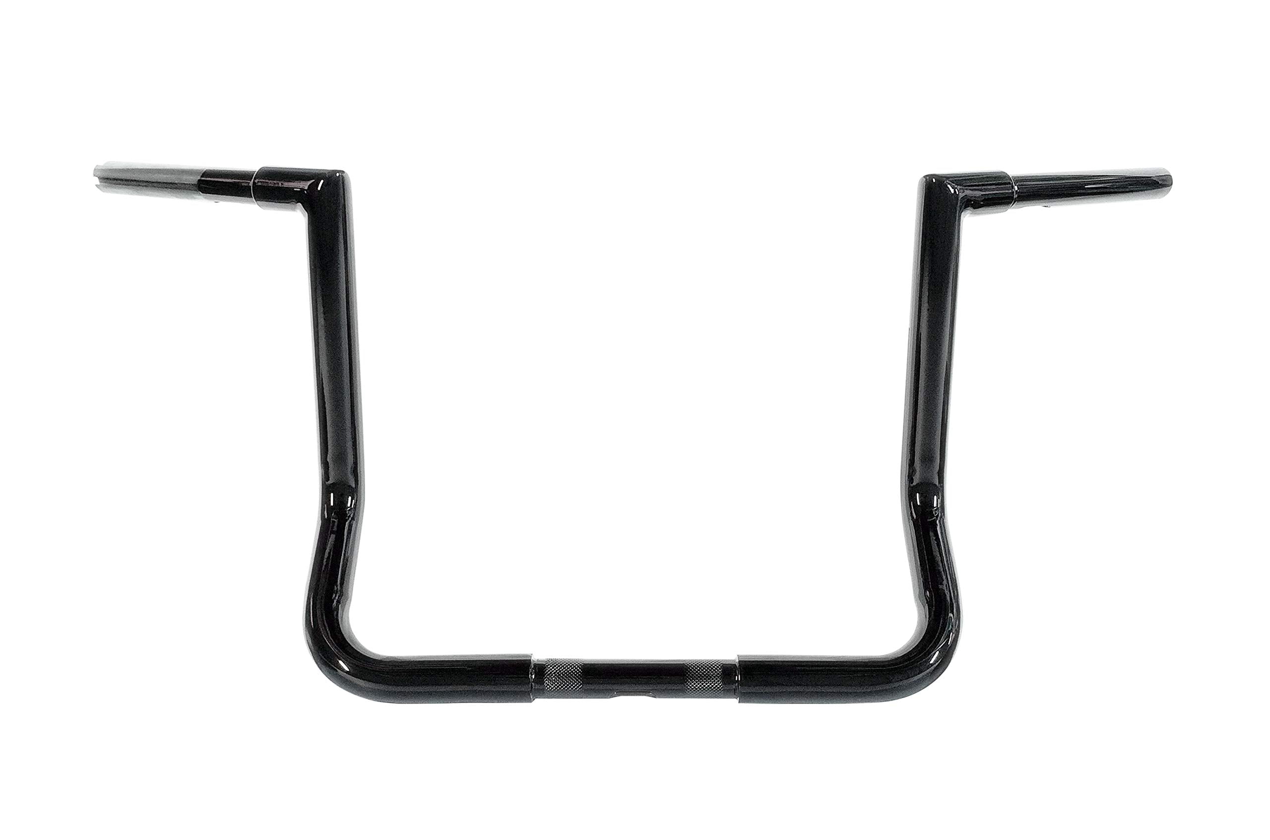 Dominator Industries 1 1/4 Chrome 12 Miter Monkey Bar Ape Hangers Handlebars Fits 1996-2020 Harley-Davidson Bagger Touring Electra & Street Glide Ultra W-ABS With Or W/O Heated Grip LA-7361-12 