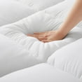 thumbnail image 4 of Peace Nest 4-inch Thickness Down  Alternative Fitted Mattress Topper with Soft Cover Twin - White, 4 of 5