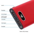 thumbnail image 6 of 20000mAh Power Bank, 22.5W Portable Charger with USB Type C Output LED Display Flashlight External Battery Pack for iPhone Samsung iPad Tablet and etc,Green, 6 of 7
