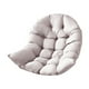 thumbnail image 2 of Silla colgante con forma de huevo con cojín grueso Diseño transpirable Gris claro Sunnimix Cojín del asiento, 2 of 8