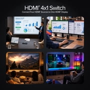 onn 4K HDMI 4x1 Switch