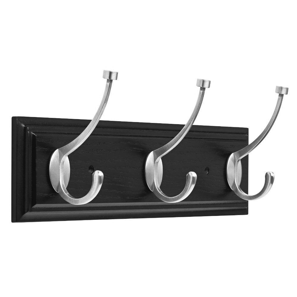 Franklin Brass 9.5” Hanging Coat Rack Wall Mounted Rail Organizer 3