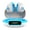 White Blue, variant on Bone Conduction Wireless Earphones, Clip-on with 48H Playback, Charging LED Power Display, smart Noise-Cancelling Earbuds, Hi-Fi Stereo Microphone, Compatible with iOS/ Phones and Laptops