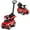 Red, variant on Costway Kids Ride on Push Car with Horn & Start-up Sound Under-seat Storage Push Handle