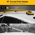 thumbnail image 4 of Cepillo para lavado de autos Ordenado, 15°, curvo con mango largo, 43 cm, 4 of 8