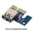 thumbnail image 4 of Ver008S Pci-E A Pcie 1X A 16X Tarjeta Elevadora Fuente De Alimentación Tarjeta Extensora De 6 Pines Con Cable Usb 3.0 Para Tarjeta Gráfica De Video Methold EL010893-00, 4 of 6