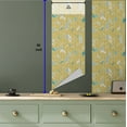 thumbnail image 6 of Ambesonne Yellow Chevron Peel & Stick Wallpaper for Home, Herringbone Art, 13"x36", Pale Blue Mustard, 6 of 6
