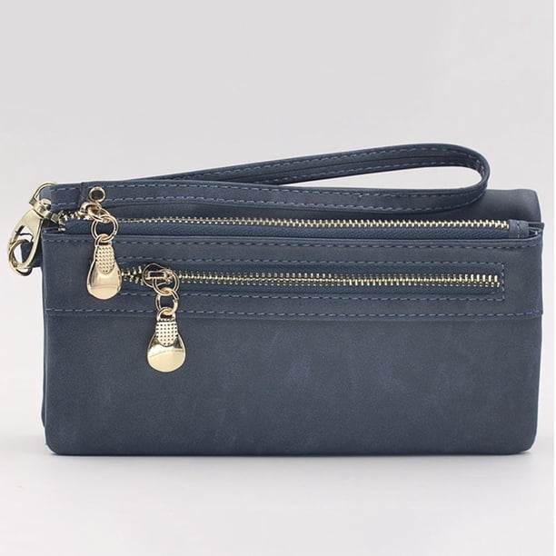 unbranded Cartera Mujer De PU Con Y Múltiples Ranuras Para Almacenamiento Práctico