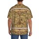 thumbnail image 3 of Fotbe World Map1 Camisa Estampada de Manga Corta para Hombre, Casual de Verano, Estilo Playero, Sin Arrugas-Large, 3 of 5