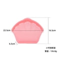 thumbnail image 3 of JilgTeok 4 Packs Shell Shape Silicone Fresh-keeping Bag Girly Creative Bags Storage Container for Meal Prep Leftovers Snacks Home Kitchen Gadgets, 3 of 3
