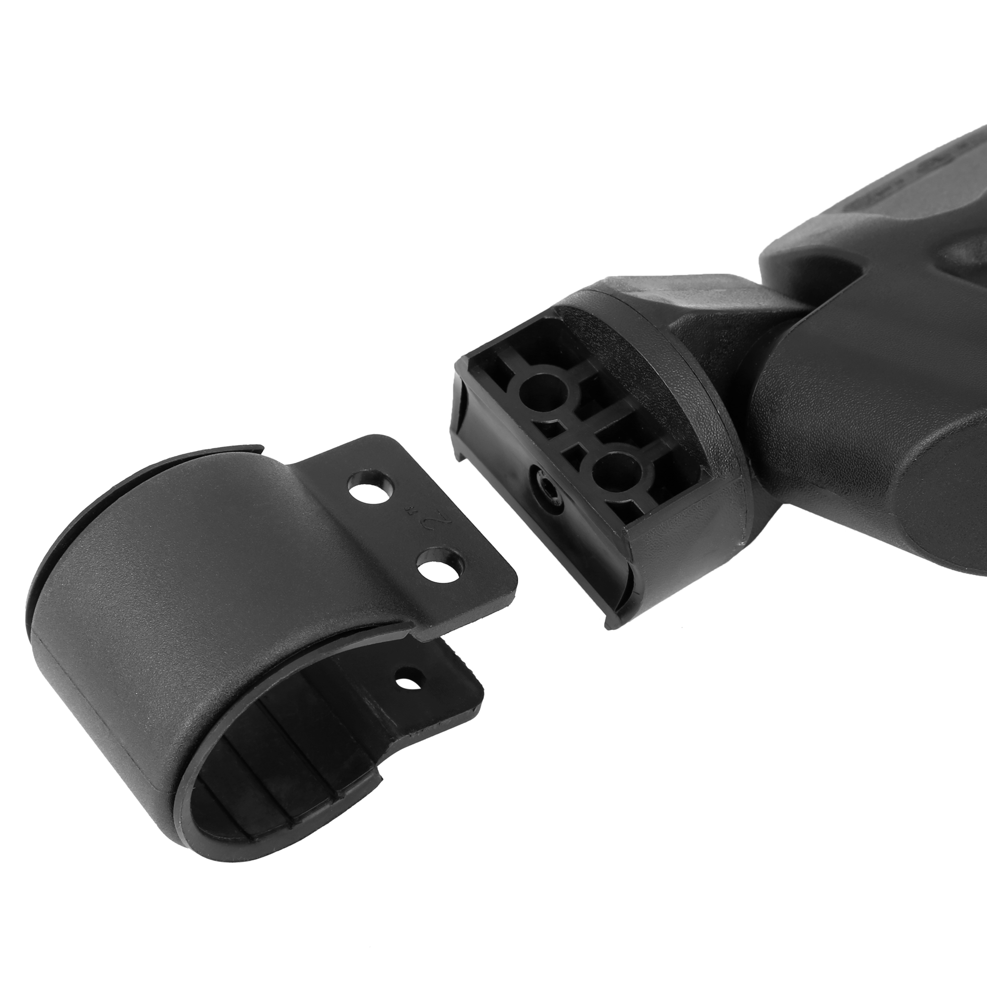 Unique Bargains 2" 1.75" 1.46" Round Roll Cage UTV Rear View Center Side Mirror Set Black for Polaris for Kawasaki