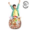 thumbnail image 3 of Retro Storage Toy Bag Chair, Sixties and Seventies Style Geometric Round Shaped Repeated Symmetric Design, Stuffed Animal Organizer Washable Bag, Large Size, Multicolor, by Ambesonne, 3 of 3