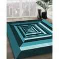 thumbnail image 2 of Ahgly Company Indoor Rectangle Patterned Deep Teal Green Area Rugs, 6' x 9', 2 of 6