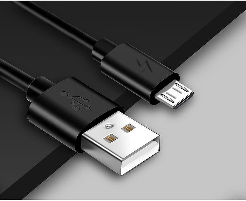 Plus Bike Computer 90cm USB Data Charger Black Cable for Garmin Edge Touring 