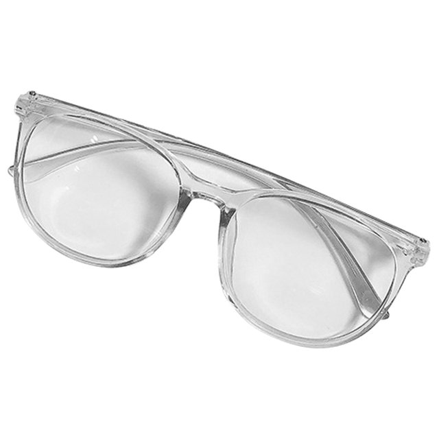 gafas de lectura transparentes gafas transparentes de gran tamaño gafas ovaladas de luz azul Gafas de bloqueo de luz azul Marco de gran tamaño Oval Sahped Lente transparente