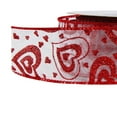 thumbnail image 7 of Abbraccia Valentines Day Gift Ribbons Heart Ribbon 5Yards Decor 1.5" Wide Gift Wrapping Ribbon for Gift Packaging Scrapbooking Birthday Clear Bottom, 7 of 7