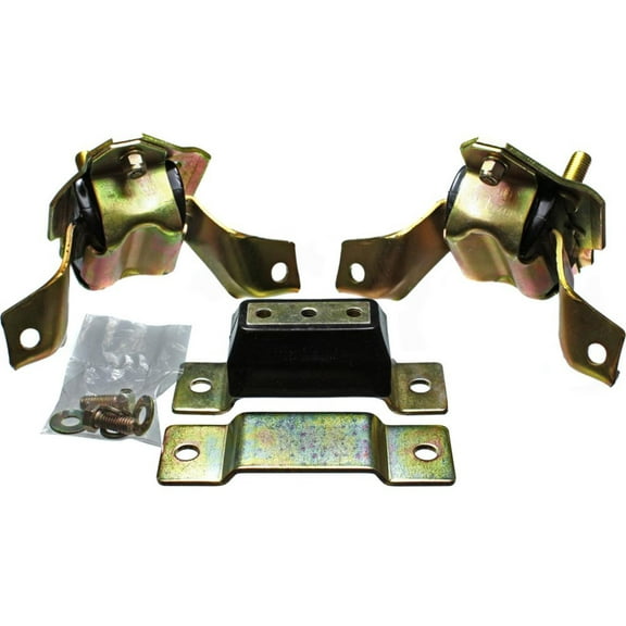 Energy Suspension 84-95 Ford Mustang 5.0 (302c.i.) V8 Black Motor & Transmission Mount Set Fits select: 1984 MERCURY CAPRI