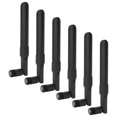 thumbnail image 2 of WiFi Antenna, 700-2700Mhz Standardized RP-SMA Connector 6Pcs Flat Paddle WiFi Antenna Female Thread Without Needle  For GSM/GPRS Devices, 2 of 8
