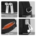 thumbnail image 2 of HAWEEL HWL2133 Heating Bag with Fast Heating, 4 Timer Modes, Adjustable Temperature, USB Crossbody Hand Warmer with Headphone Jack, Heated Gloves, and Storage for Phones, Tablets, and Digital Devices, 2 of 8