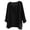 BI35_Black, variant on Mens 3/4 Sleeve Linen Shirt Summer Retro V Neck Tshirt Casual Boho Loose Fit Pullovers Army Green XL