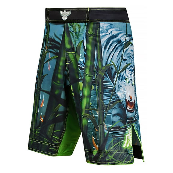 Raven Fightwear Men's Water Tiger MMA Shorts BJJ Black