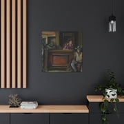Wild West Saloon Scene - Canvas